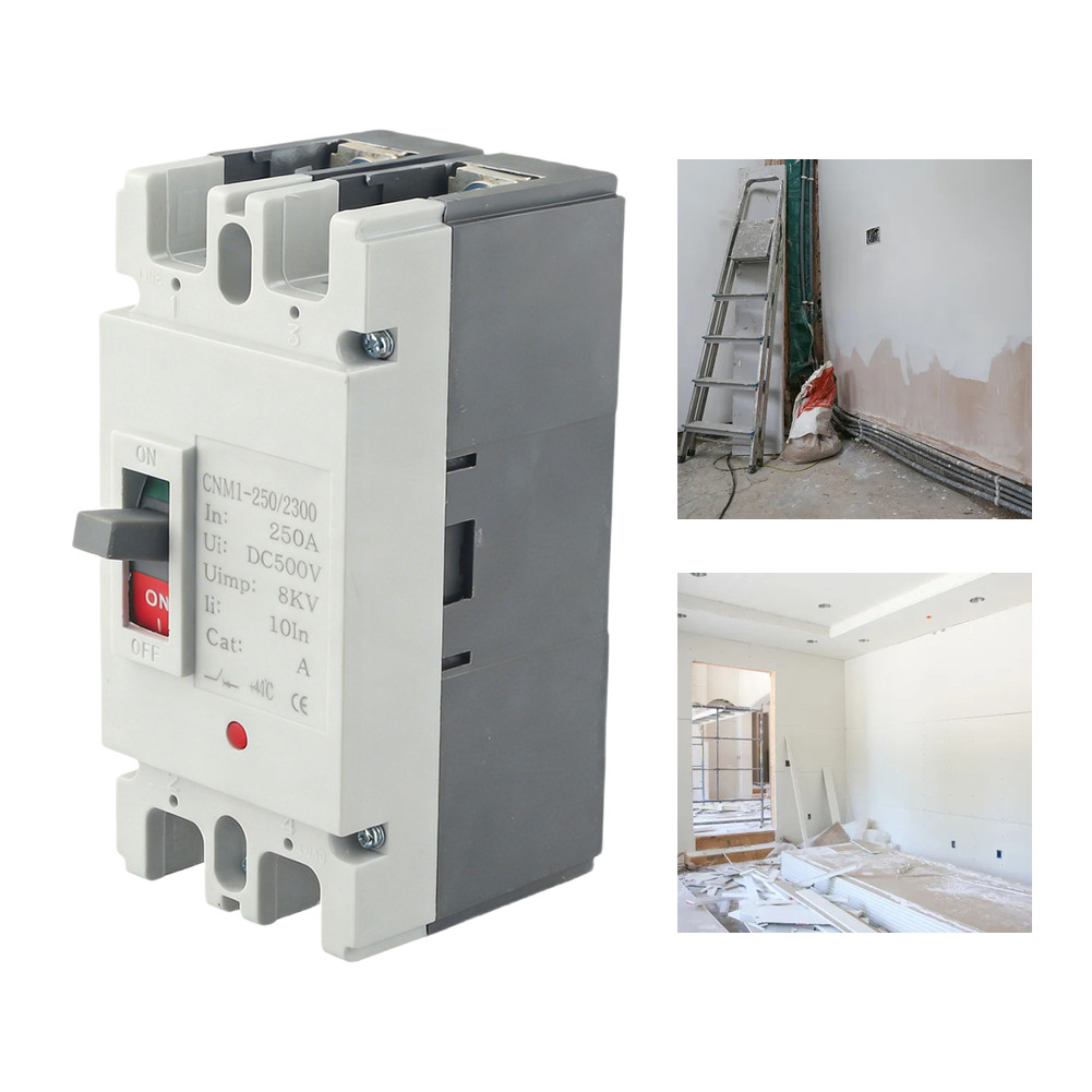 DC 500V 250A Photovoltaic Circuit Breaker CNM1Z Plastic Shell Air Switch