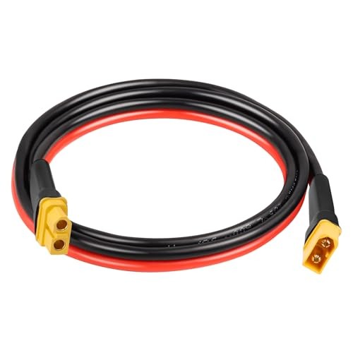 0AWG XT60 Extension Cable 2 3 505 20 25 30 35 40 50 7500FT XT60 Female to 3FT 1