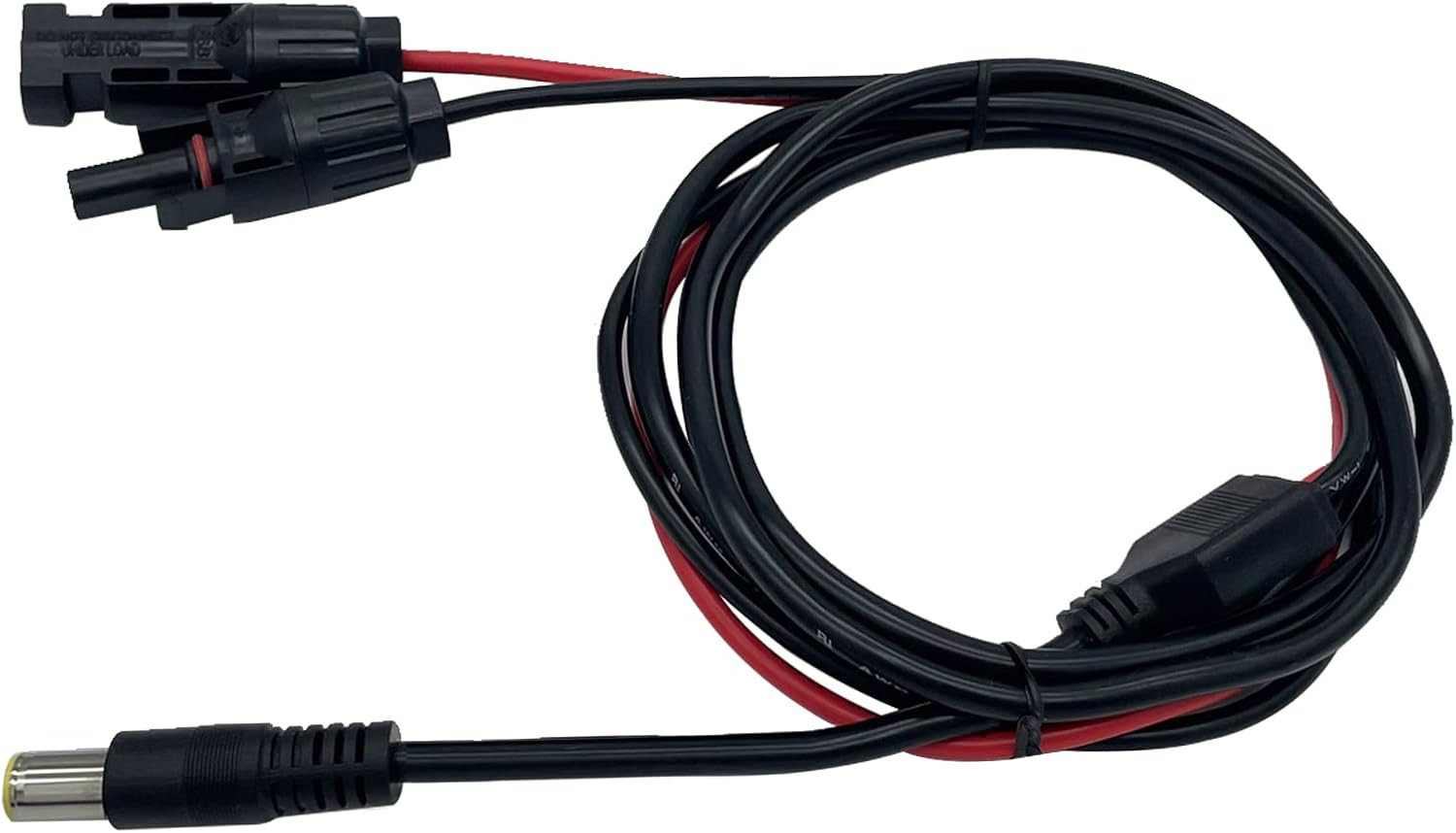 Solar Panel Connector to DC 8MM Adapter Cable, Compatible with Solar Connector
