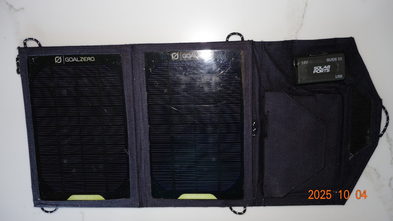 Goal Zero Nomad 7 Portable Solar Panel wo cables