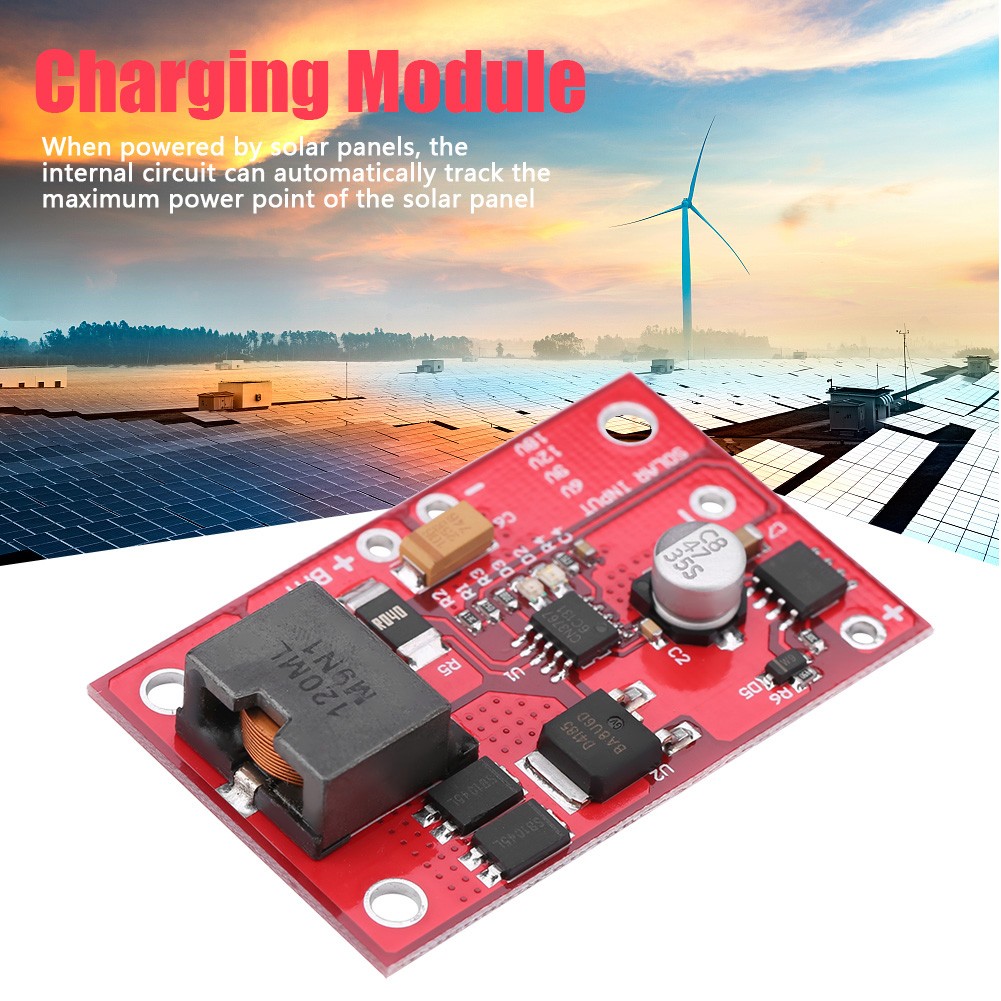 Solar Panel Controller Charging Module For 12V Lead Acid Battery Charger Part