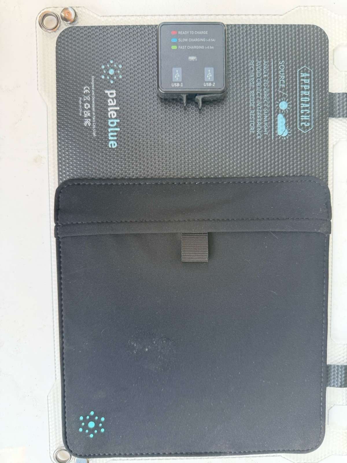 Paleblue Approach 2 Portable Tri-fold Solar Panel Charger 21 Watts PANEL ONLY
