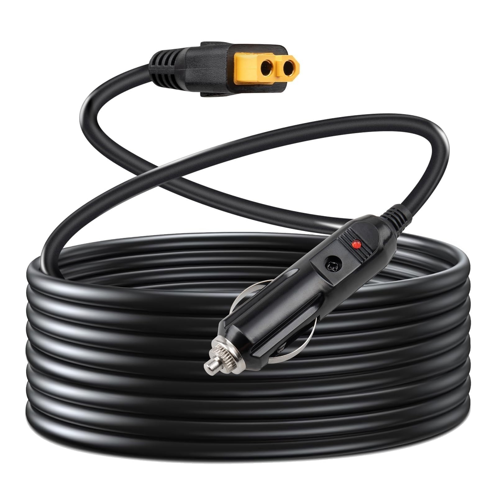 12V XT60 Car Cable for Bluetti EB55 & Anker 757/767, EcoFlow Delta/River Adapter