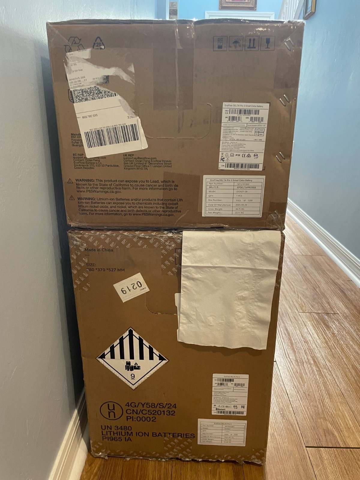 EcoFlow DELTA Pro 3 8000Wh Portable Power Station with Extra Battery