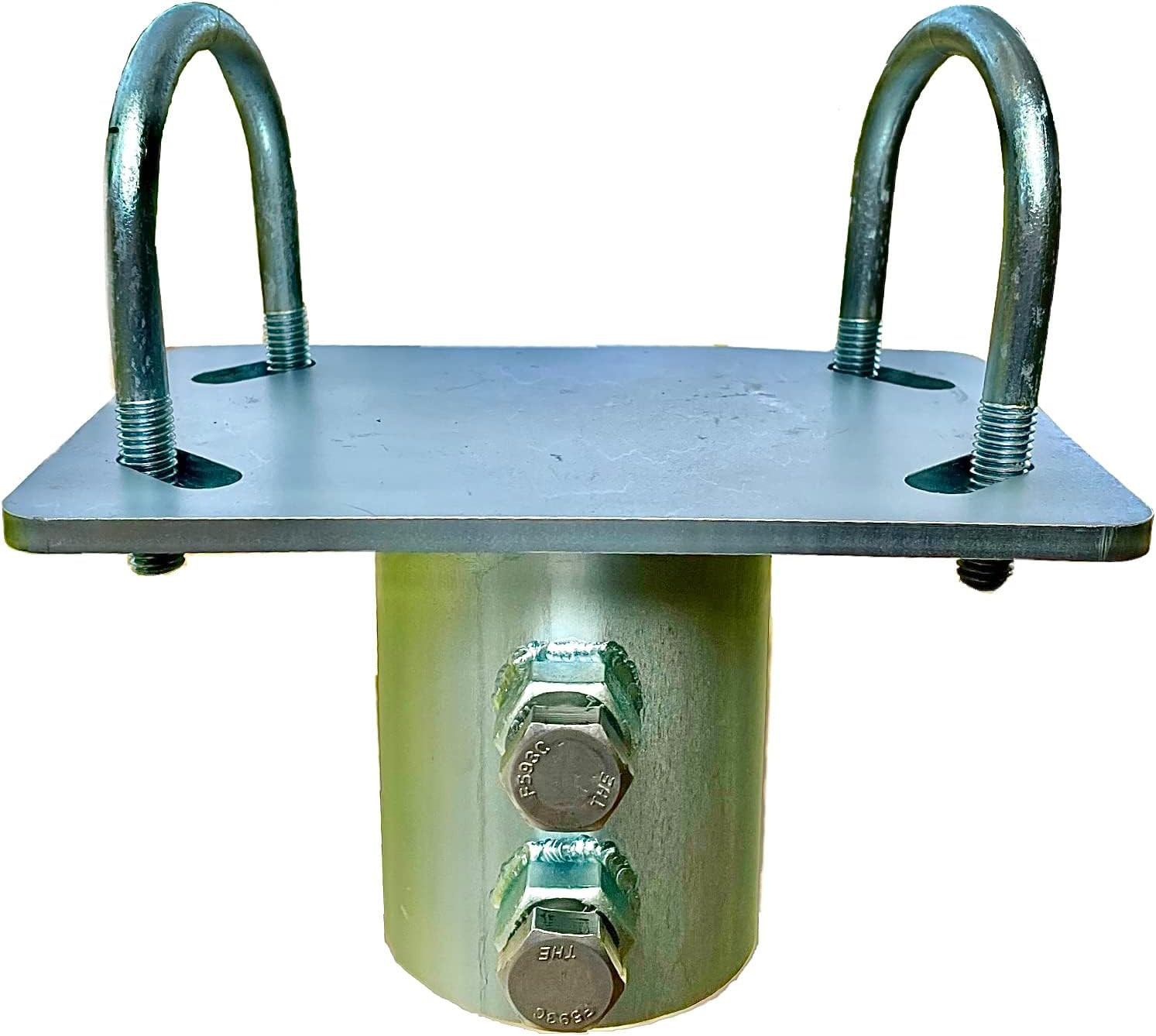 Solar Panel Array Ground Mounting Bracket for 2.5″ (2 7/8″ OD) Pipe or Pole Moun