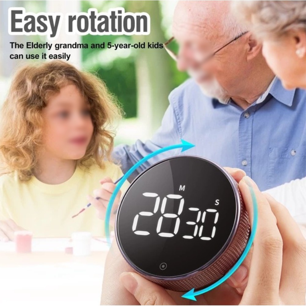 For Kitchen For Study Magnetic Timer Three Volume Modes Magnetic Attachment