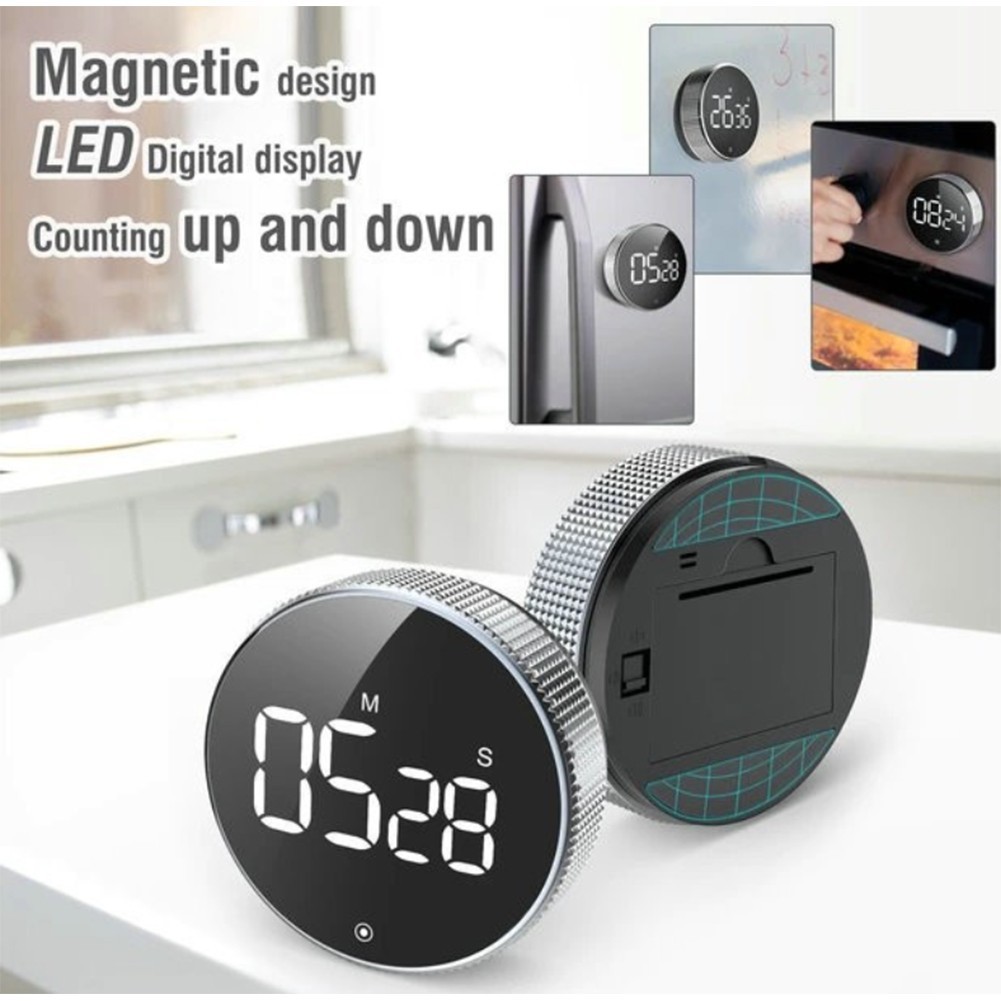 For Kitchen For Study Magnetic Timer Three Volume Modes Magnetic Attachment