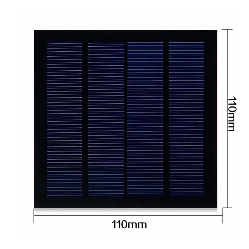1.5W 6V Portable Solar Panel Module System Charger Monocrystalline Power Bank