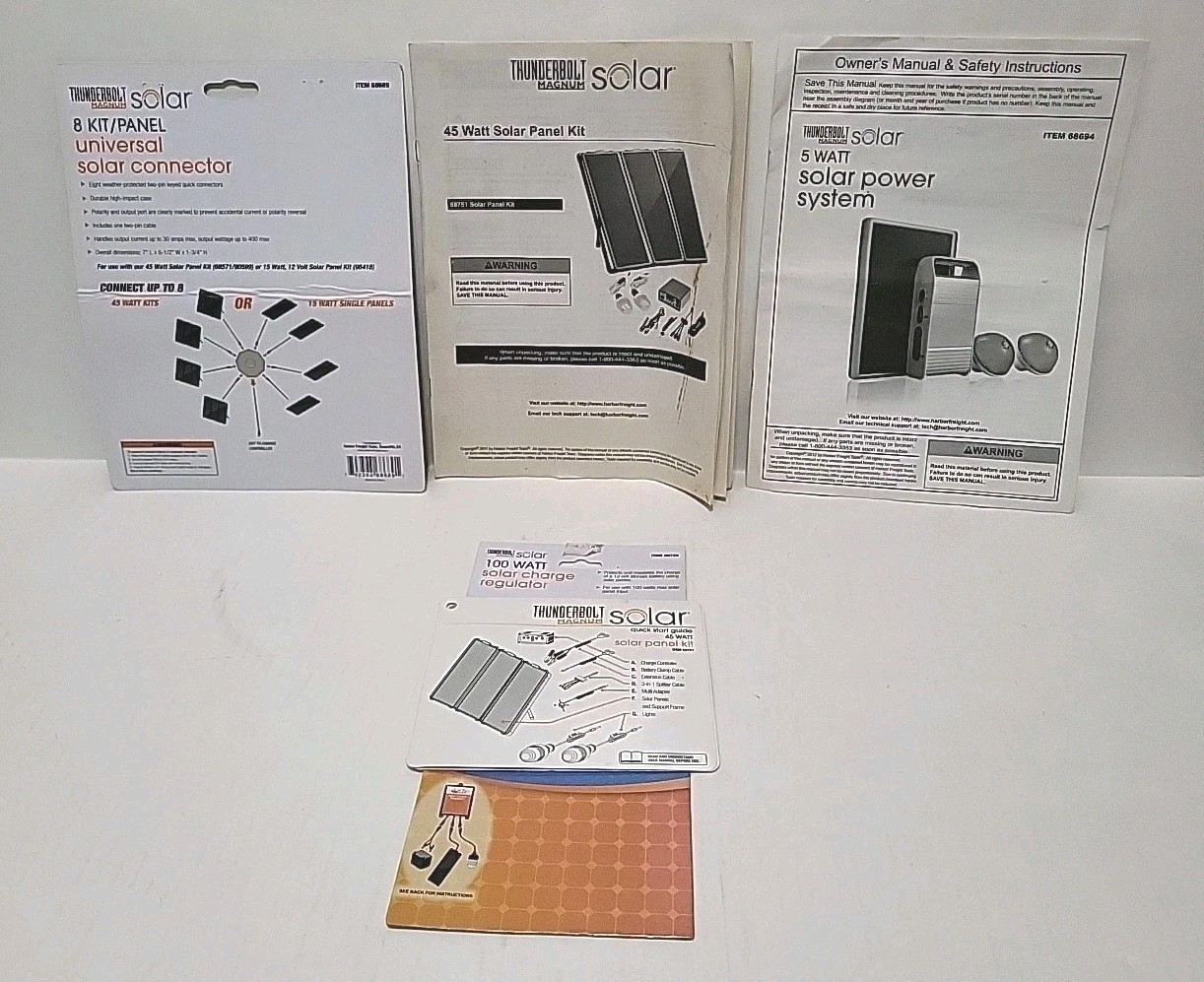 Mixed Assortment Of Solar Panel Set