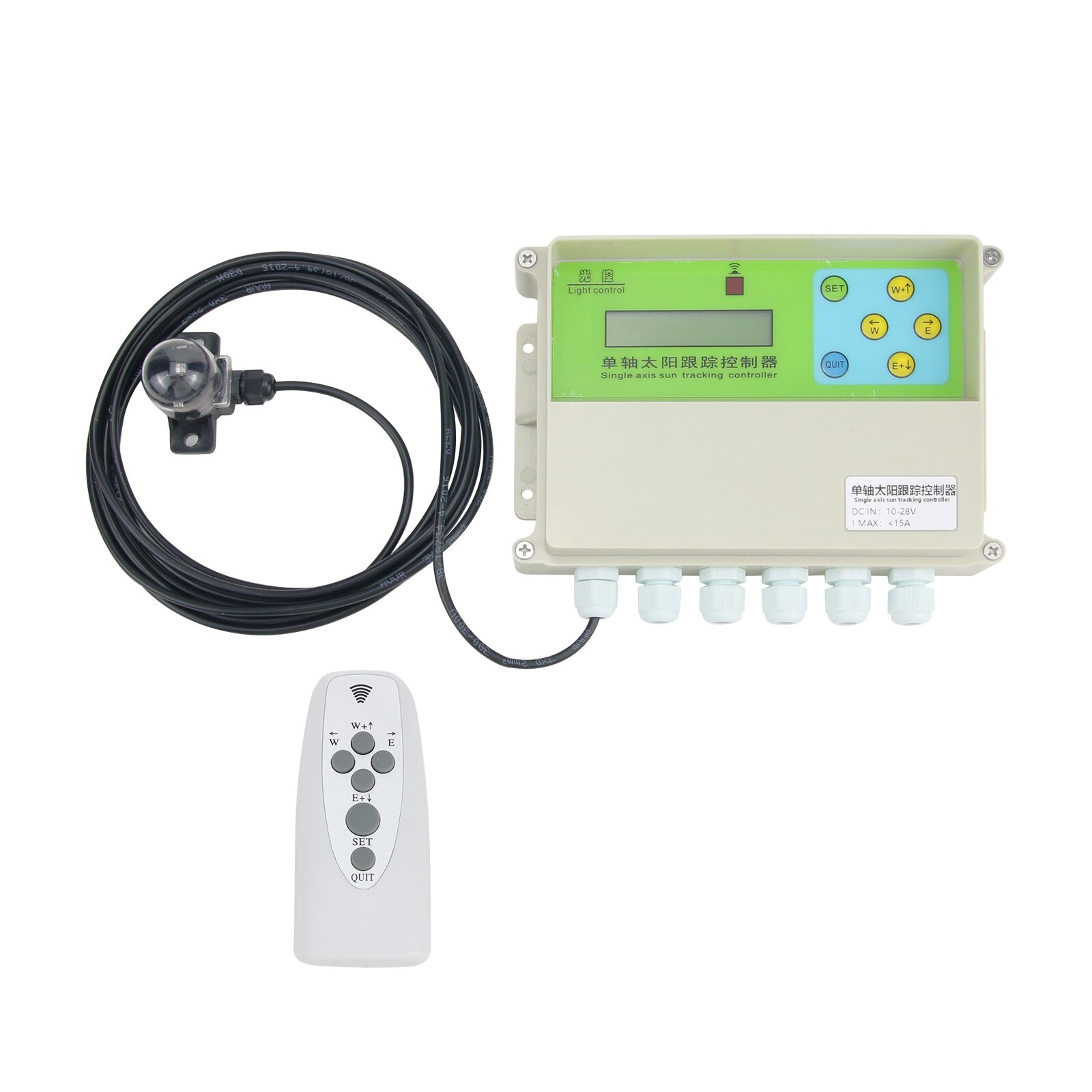 XMYC-1 Single Axis Solar Tracker Controller 12-24V Solar Panel Tracker Kit