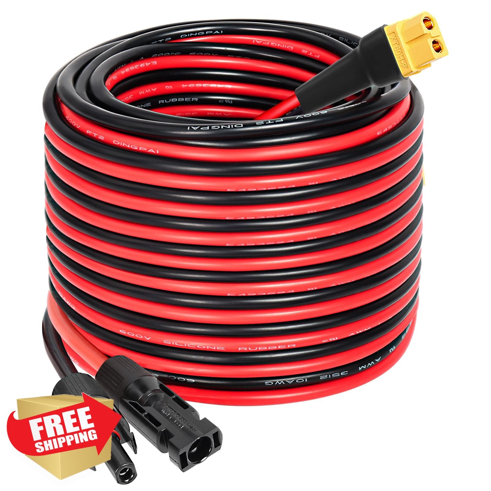 MOOKEERF Solar to XT60 Cable 35FT