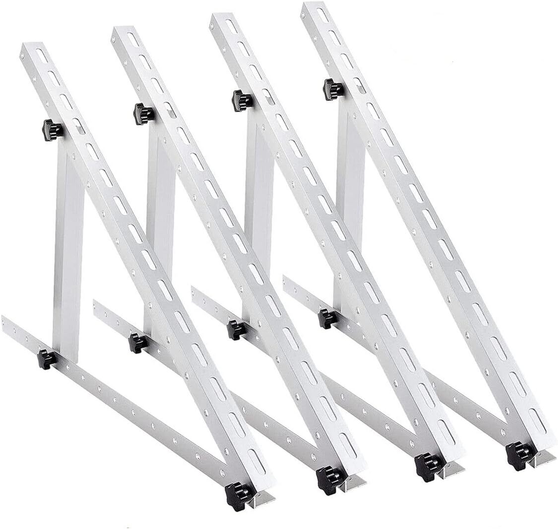 Adjustable Solar Panel Tilt Mount PV Brackets for Any Flat Surface RV Roof Boat