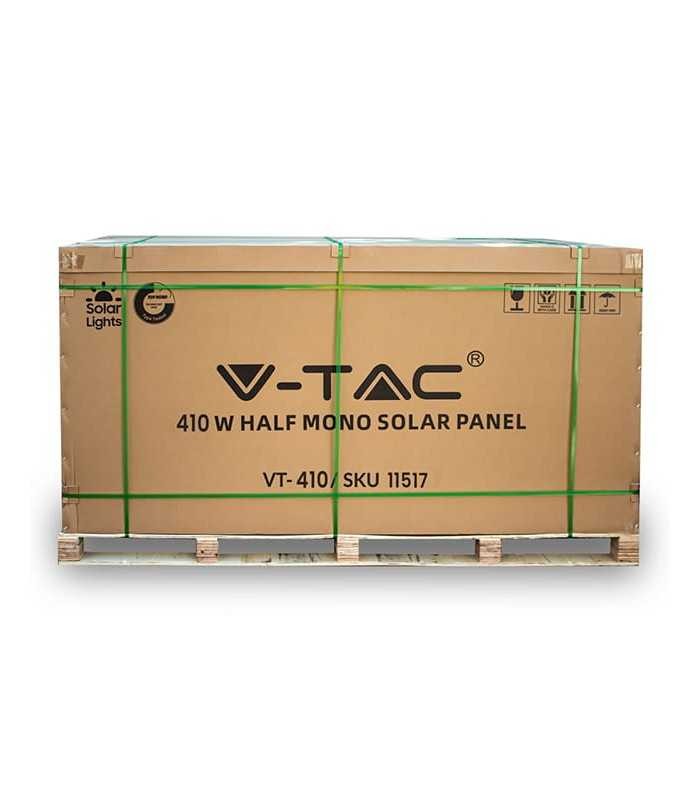 V-Tac 1kW Solar Photovoltaic Panels Slim 410W 108 Cells IP68