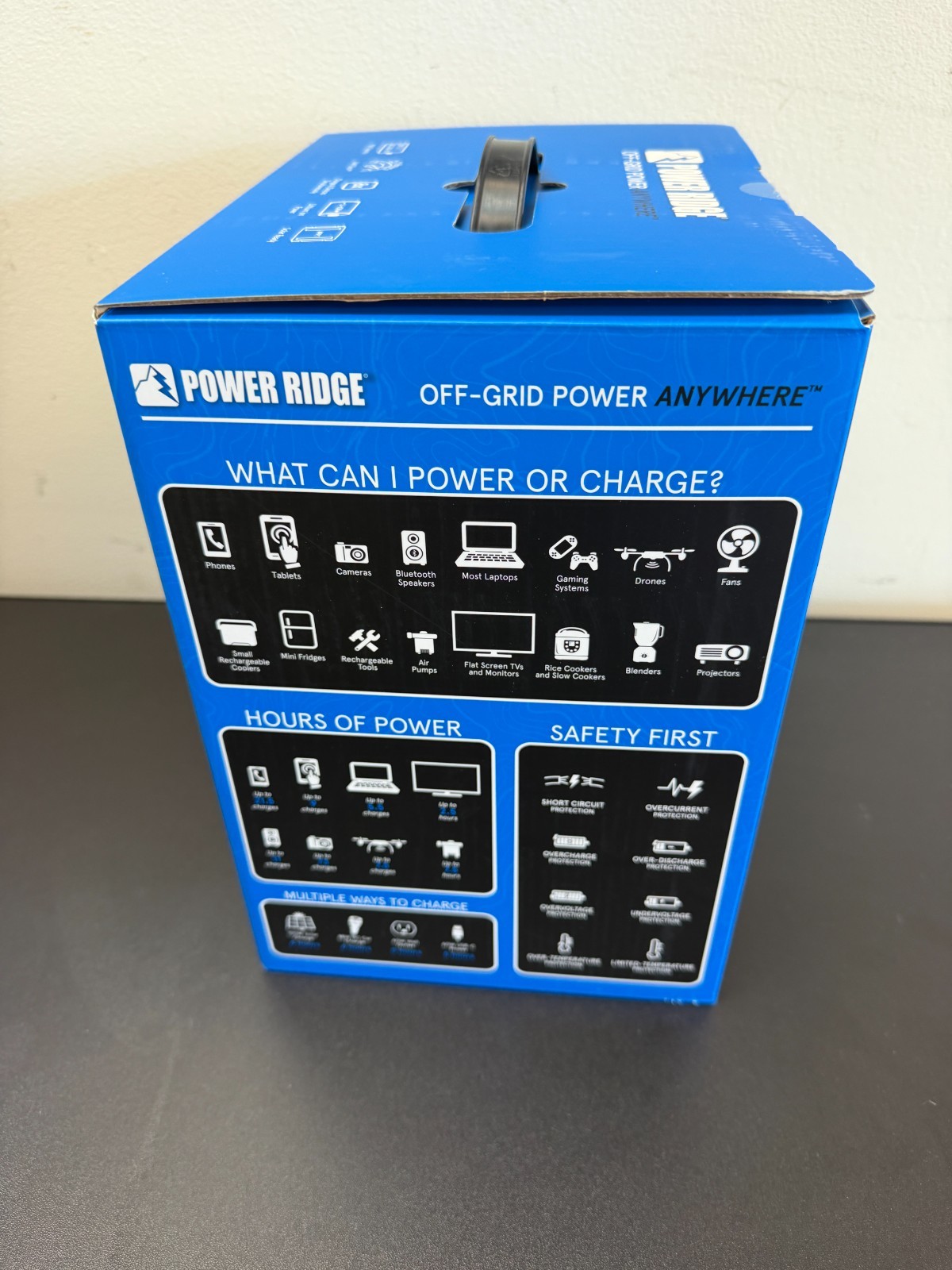 POWER RIDGE X-300 POWER STATION OFF-GRID PORTABLE 299WH LITHIUM-ION BATTERY