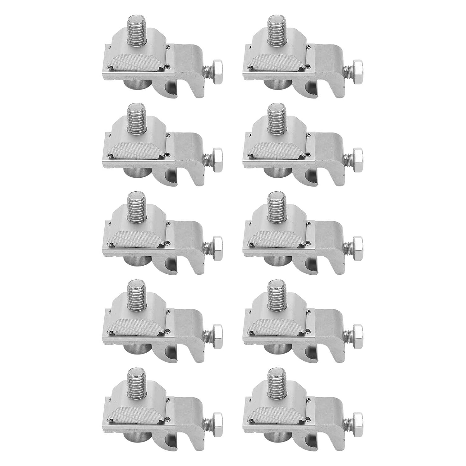 10PCS Solar Mounting System Grounding Clip Lug Bracket Clamps Photovoltaic Suppo