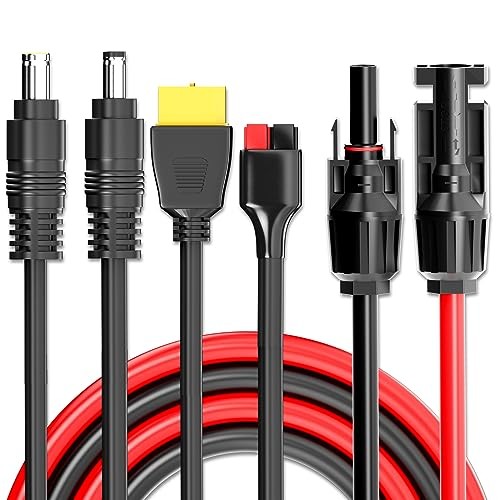 4-in-1 Solar Connector Extension Cable Splitter Adapter to 45A T10082