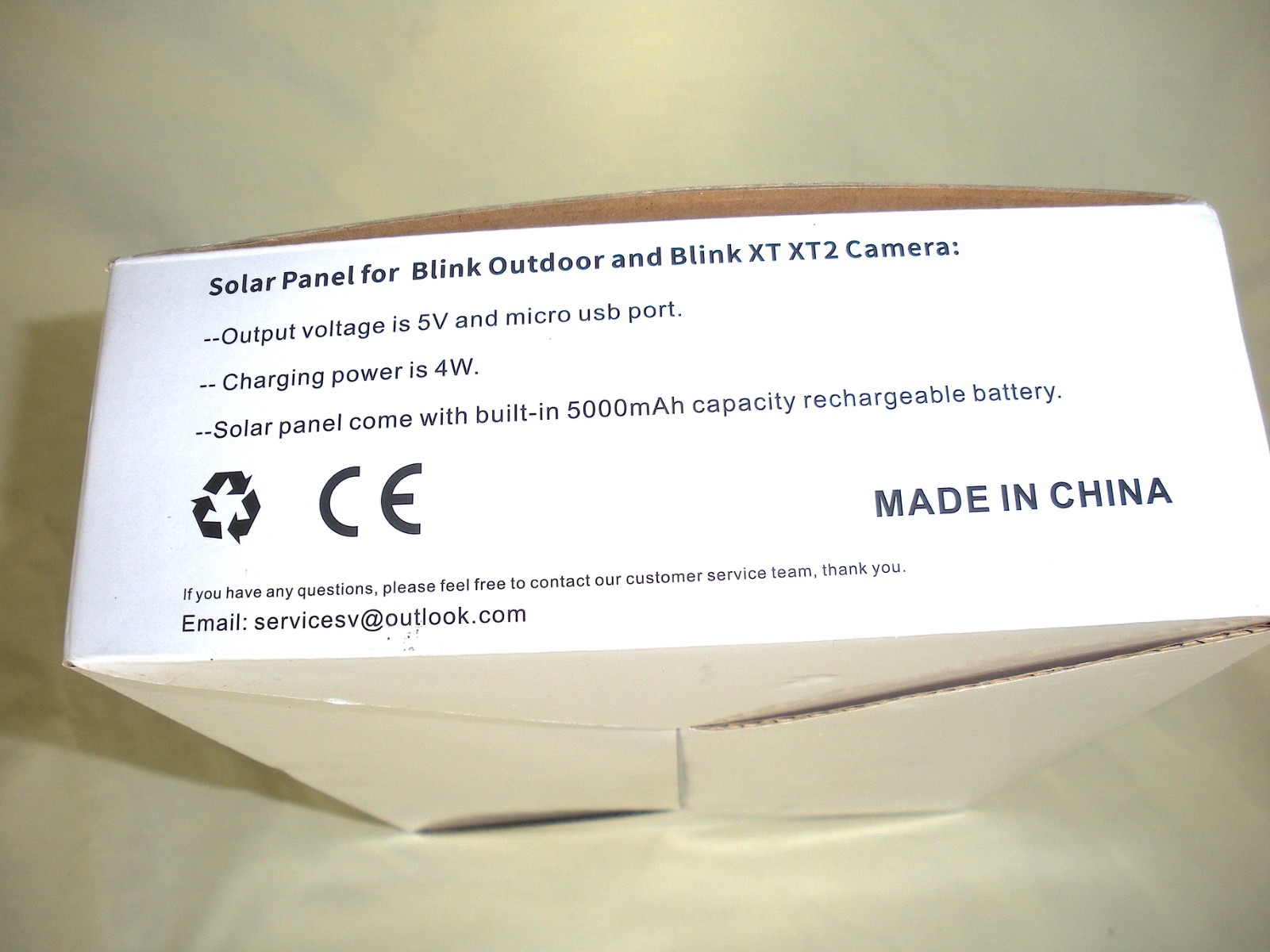 3 Pack Solar Panel for Blink Camera Outdoor 4 (4th Gen) /2K+/3rd Gen/XT/XT2