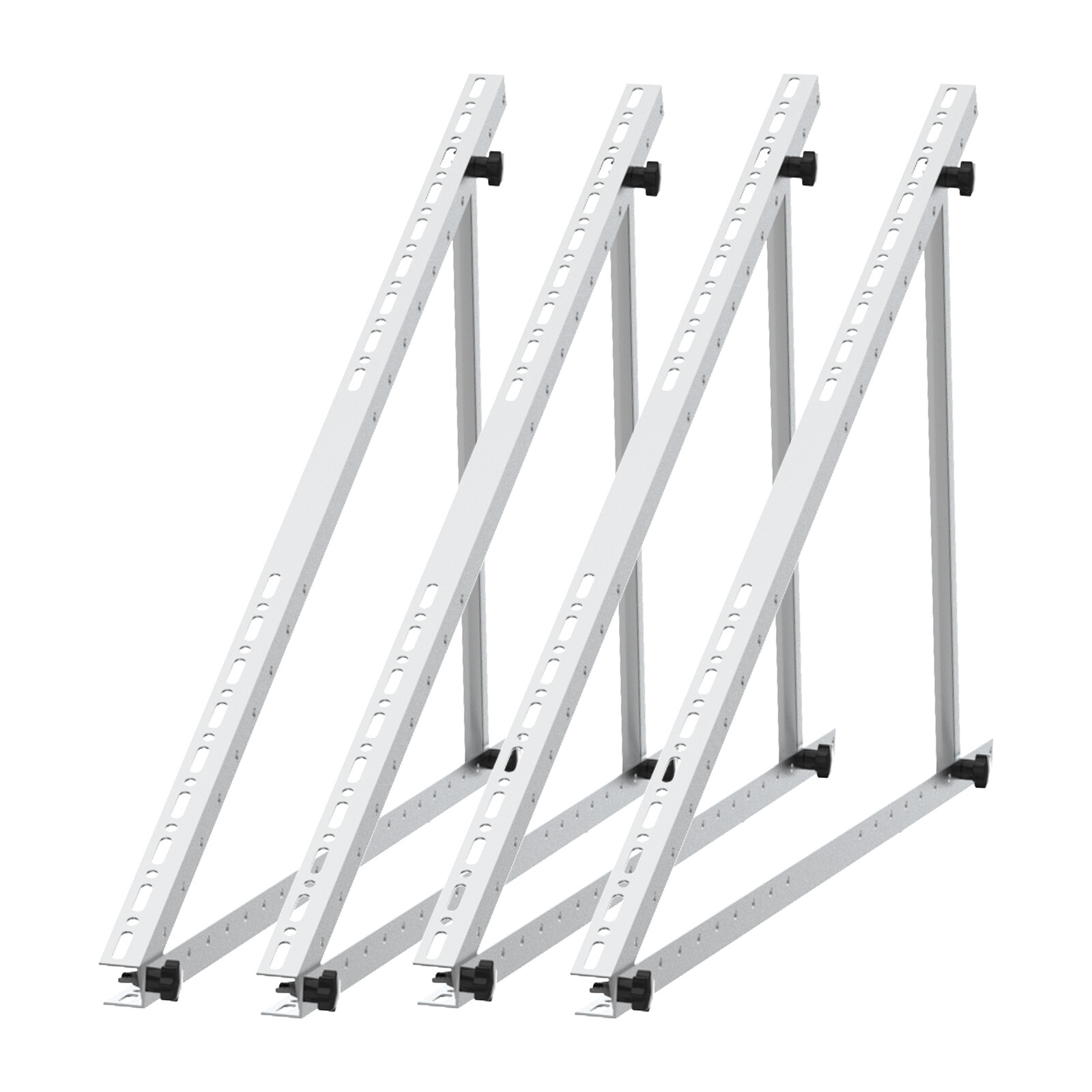 Solar Stand Ground Mount Adjustable Multi Pieces Solar Panel Mounting Brackets
