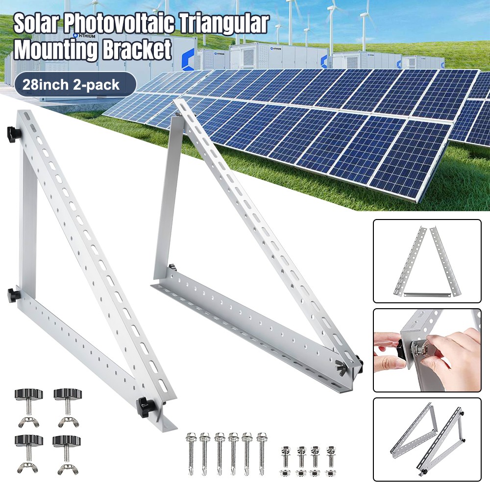 Solar Panel Mount Mounting Brackets Tilt Mount Frame for Boat, RV, Roof Off Grid