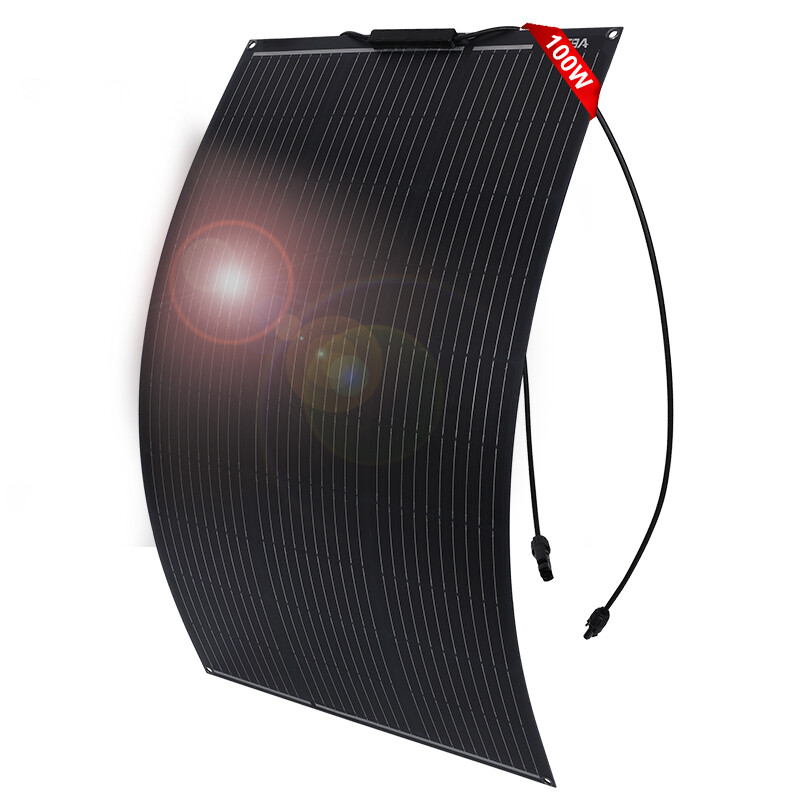 100W~400W Flexible Solar Panel Kit 18V Battery Charger w/ Controller RV camping