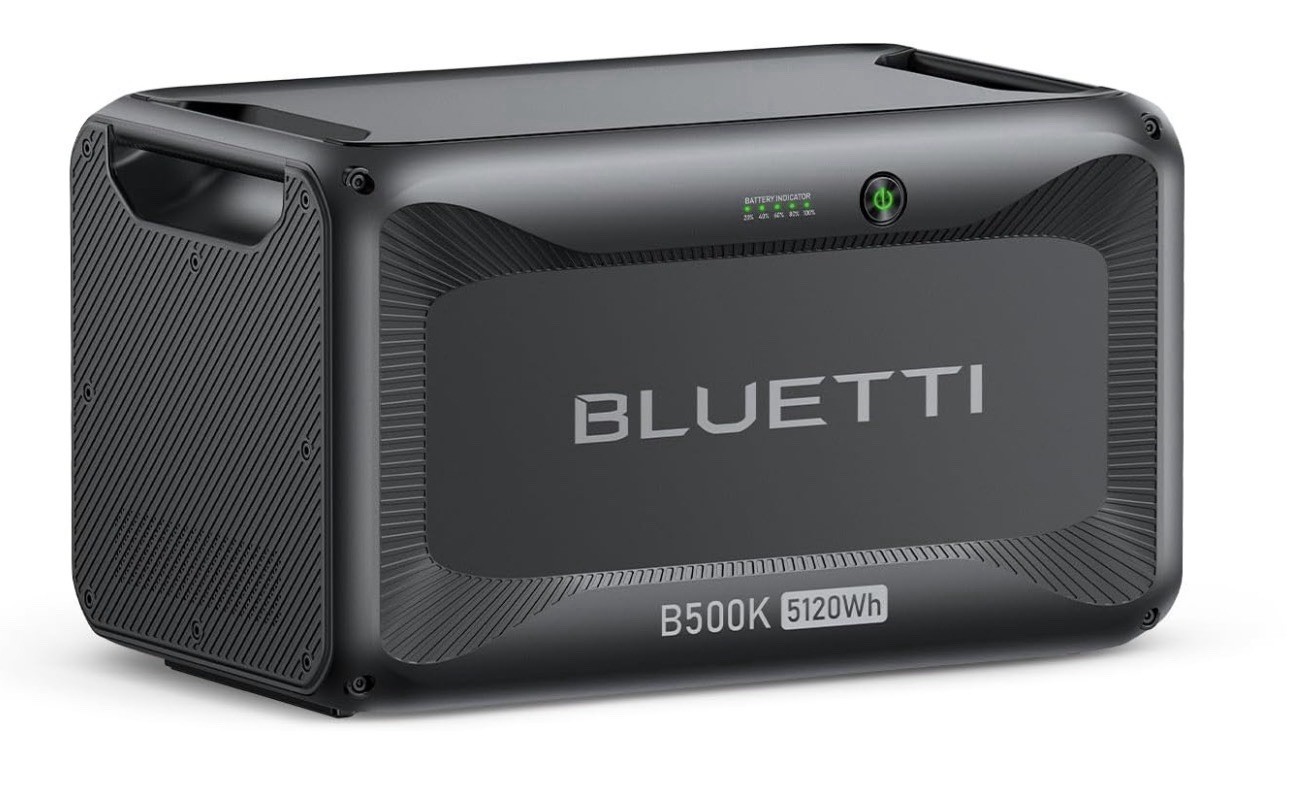 BLUETTI B500K 5120Wh Expansion Battery for AC200L/AC300 Power Station Off-Grid