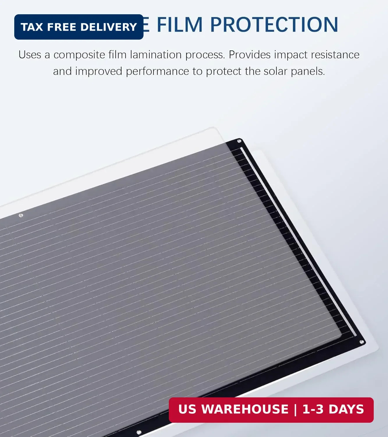Flexible Solar Panel kit 200W 12V,2PCS 100W Monocrystalline Module,20A Charge Co