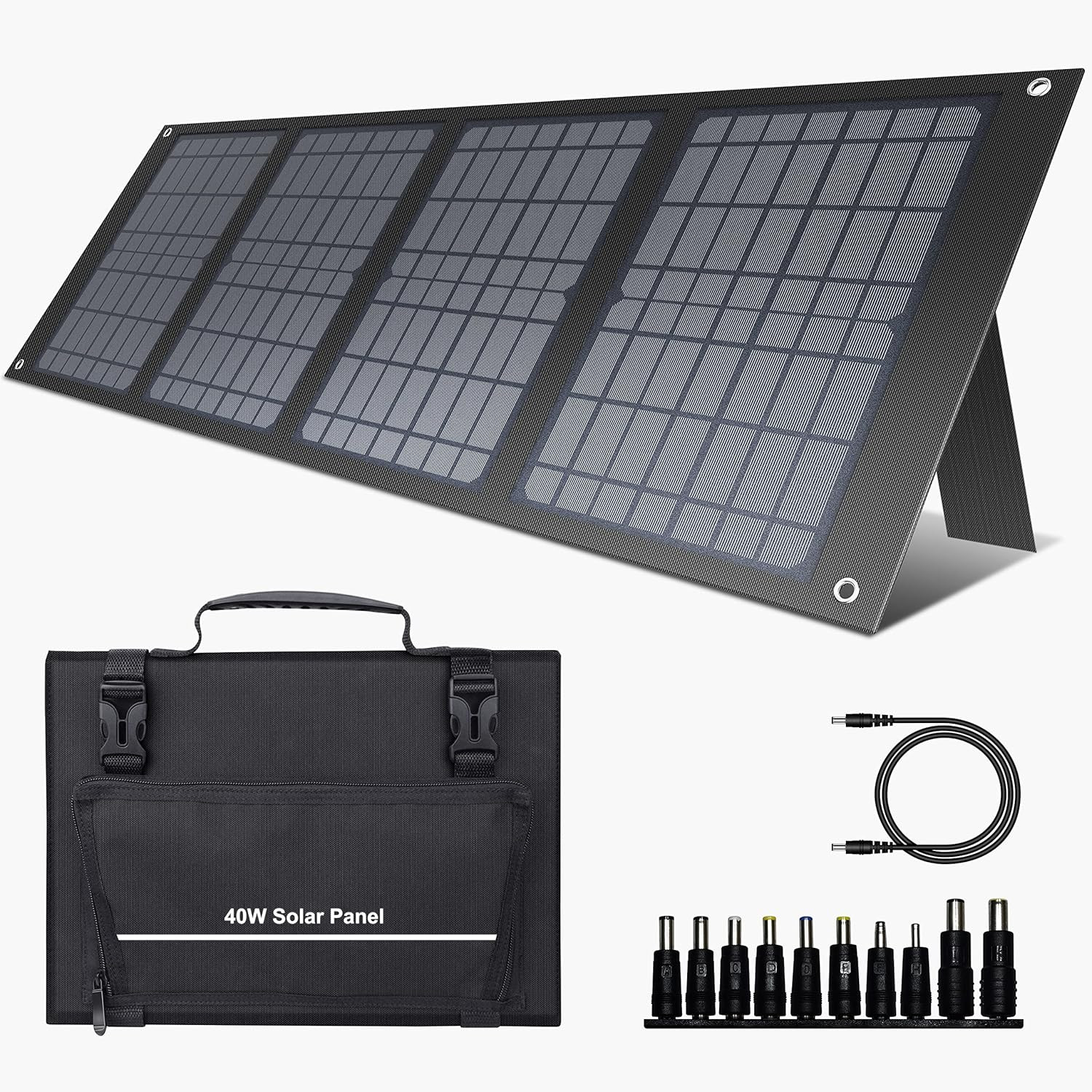 Solar Powered Generator 300W Peak/150W Rated, Portable Solar Generator Power Sta