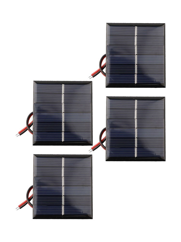 Compact 0 55W 3V Solar Panel Kit Charger for DIY Models Power Board and Line