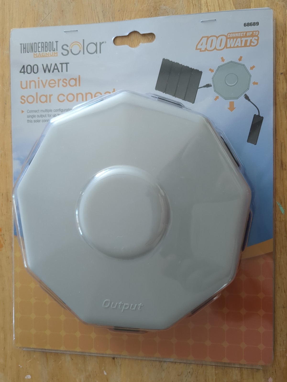 Thunderbolt Magnum 68689 Universal Solar Connector 8 Panel 400W Output Free Ship