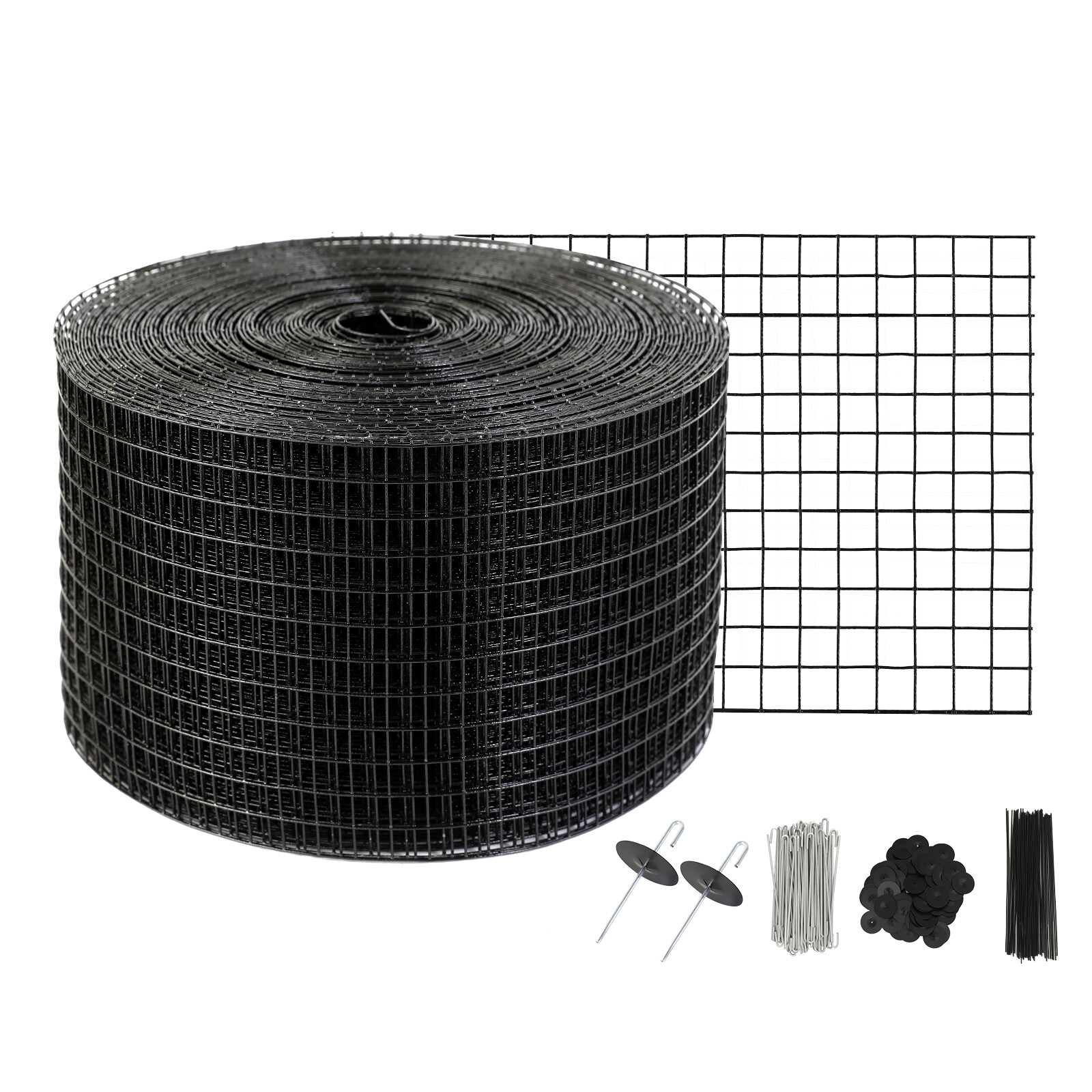 VEVOR 8in x 100ft Solar Panel Bird Guard Critter Guard Roll Kit 100pcs Fasteners
