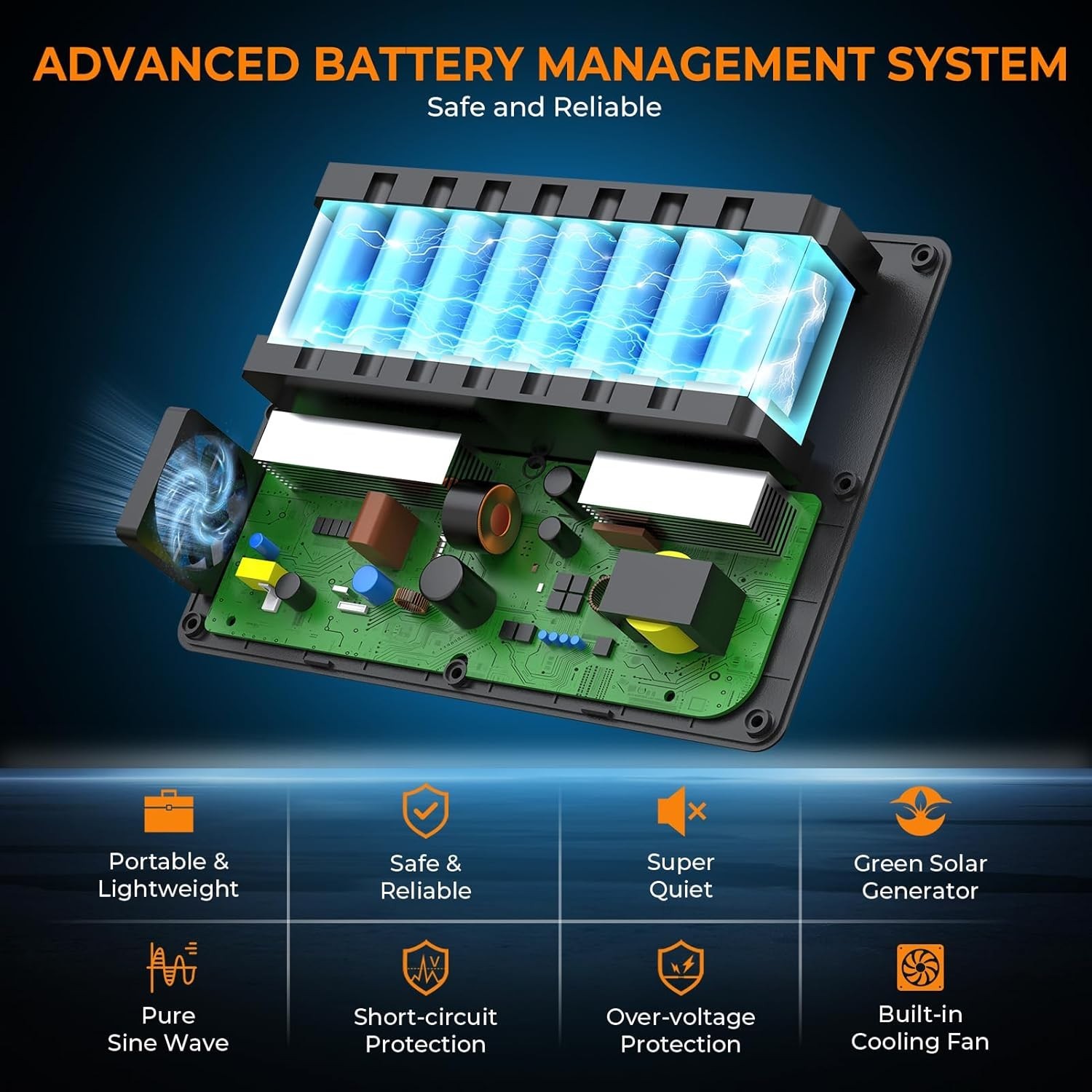 Compact 200W Portable Power Station – 146Wh Lithium Solar Generator for Travel