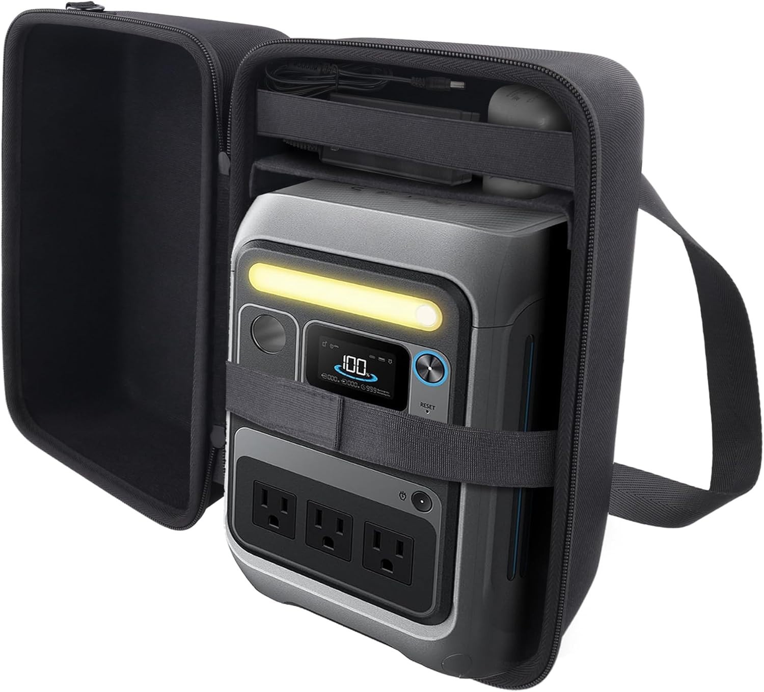 Anker Portable Power Station SOLIX C300, 288Wh LiFePO4 Battery, 300W Solar Gener