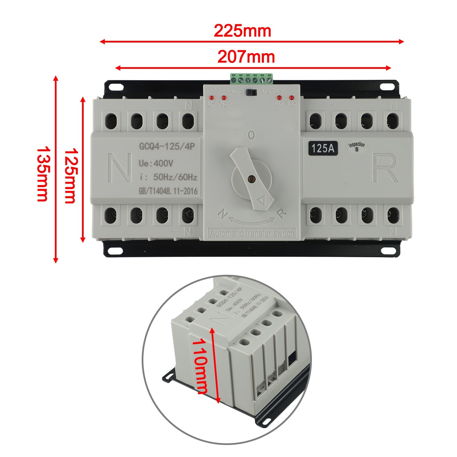2P4P three phase automatic transfer switch Ensuring uninterrupted power supply