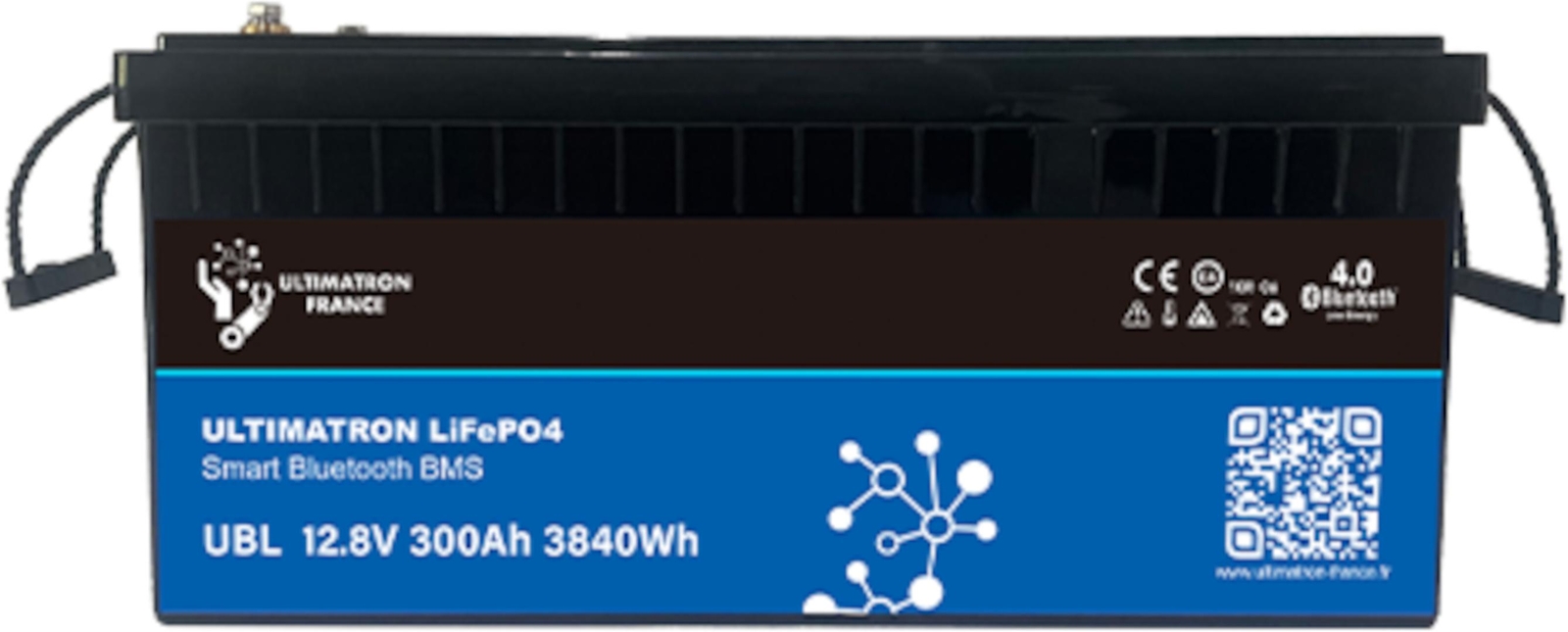 Ultimatron LifePo4 Lithium Battery 12.8V 300Ah UBL-12-300-PRO with Bluetooth