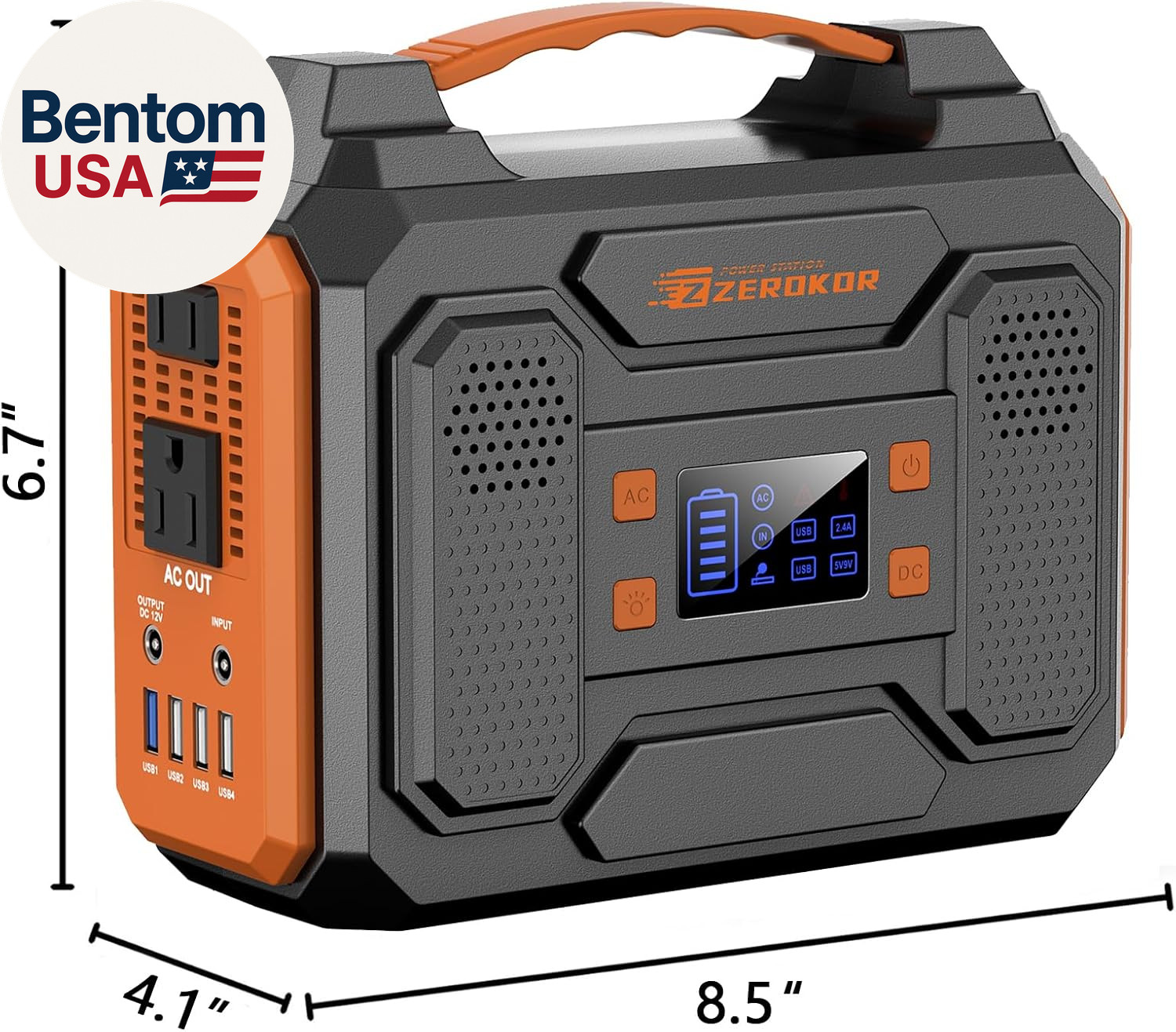 Portable Power Station 300W Solar Generator 280Wh(Without Solar Panel), 110V Por