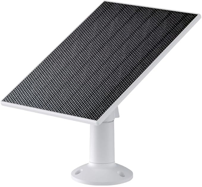 Solar Panel 2.5W 5V Weatherproof for Outdoor Cameras Continuous Power Charging