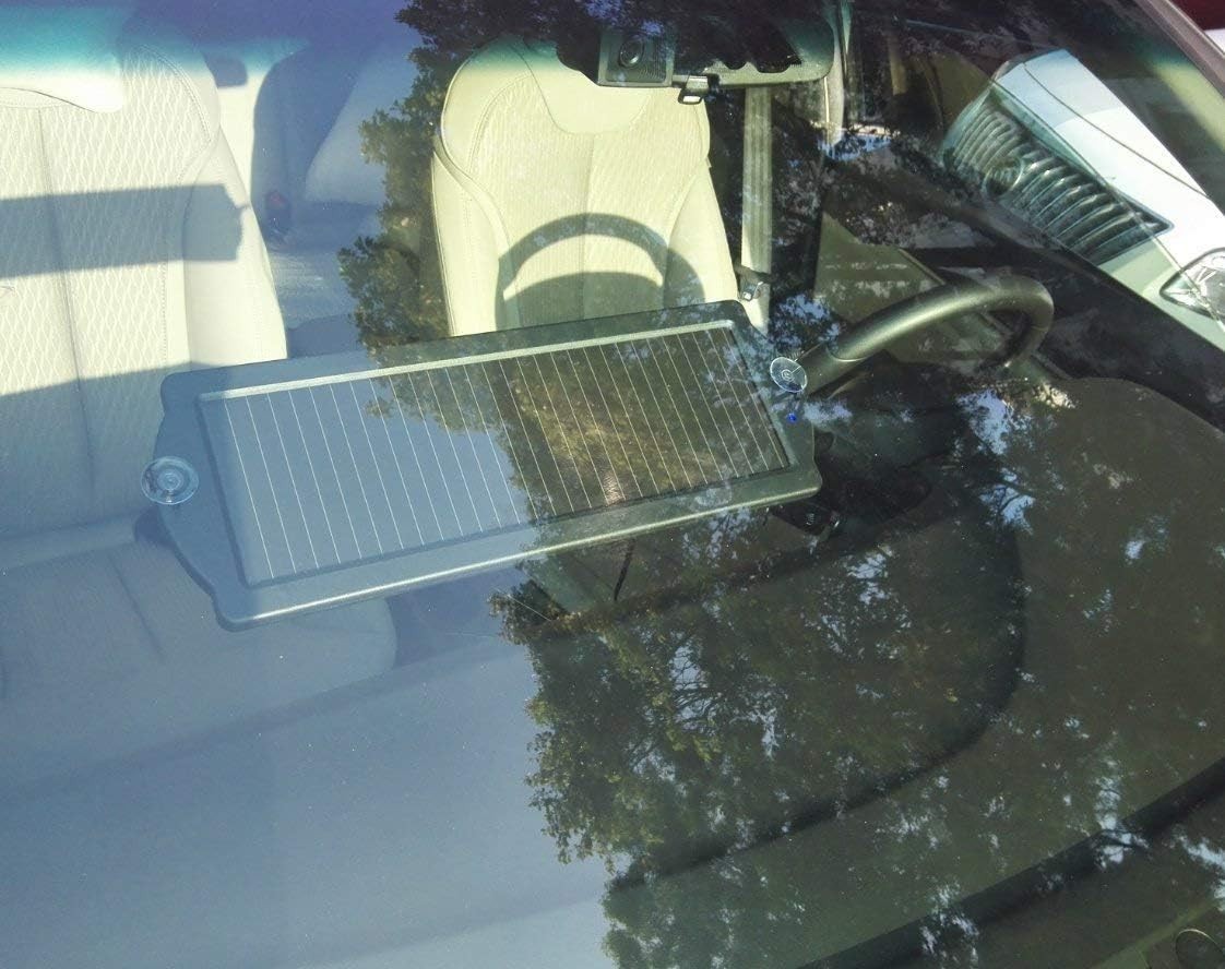 12v Solar Battery Charger Maintainer Car Boat Powered Trickle Panel Auto Marine