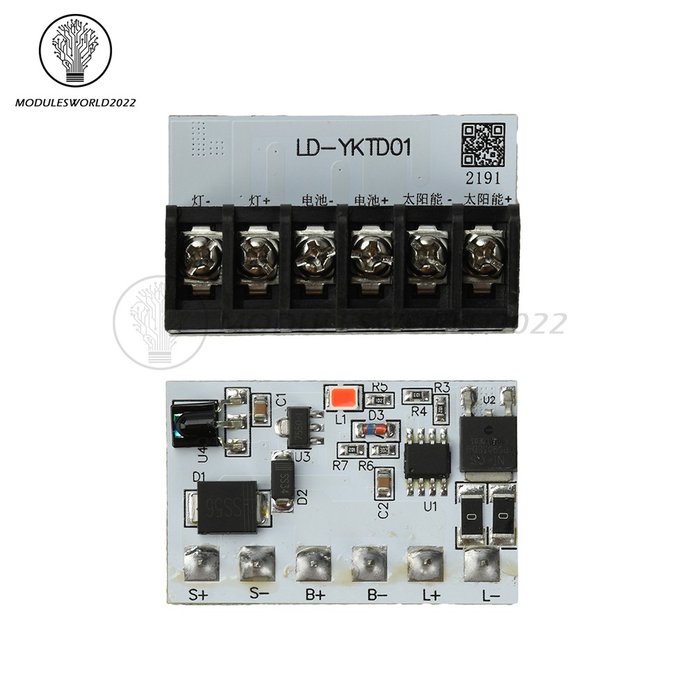 DC3-24V LED Automatic Solar Light Driver Control Board Solar Charging Controller