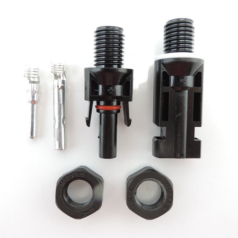 For Photovoltaic Solar Panel Connector Chassis Mount Plug Connector Waterproof
