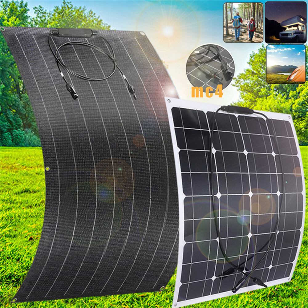 400W 800W Flexible Solar Panel Mono 12V Portable for Camping Home RV Boat Marine