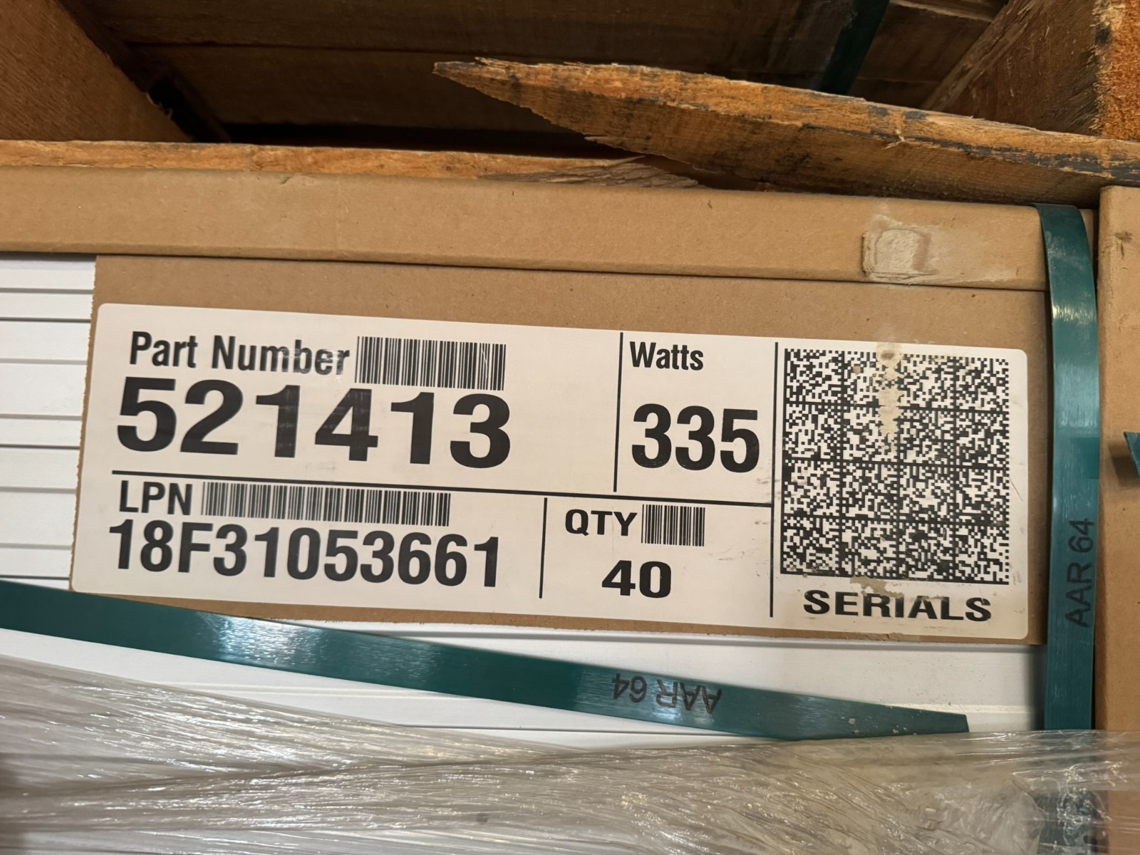 20pc Pallet SPR-X21-335-COM Sunpower 335 Watt Maxeon Gen III Cells