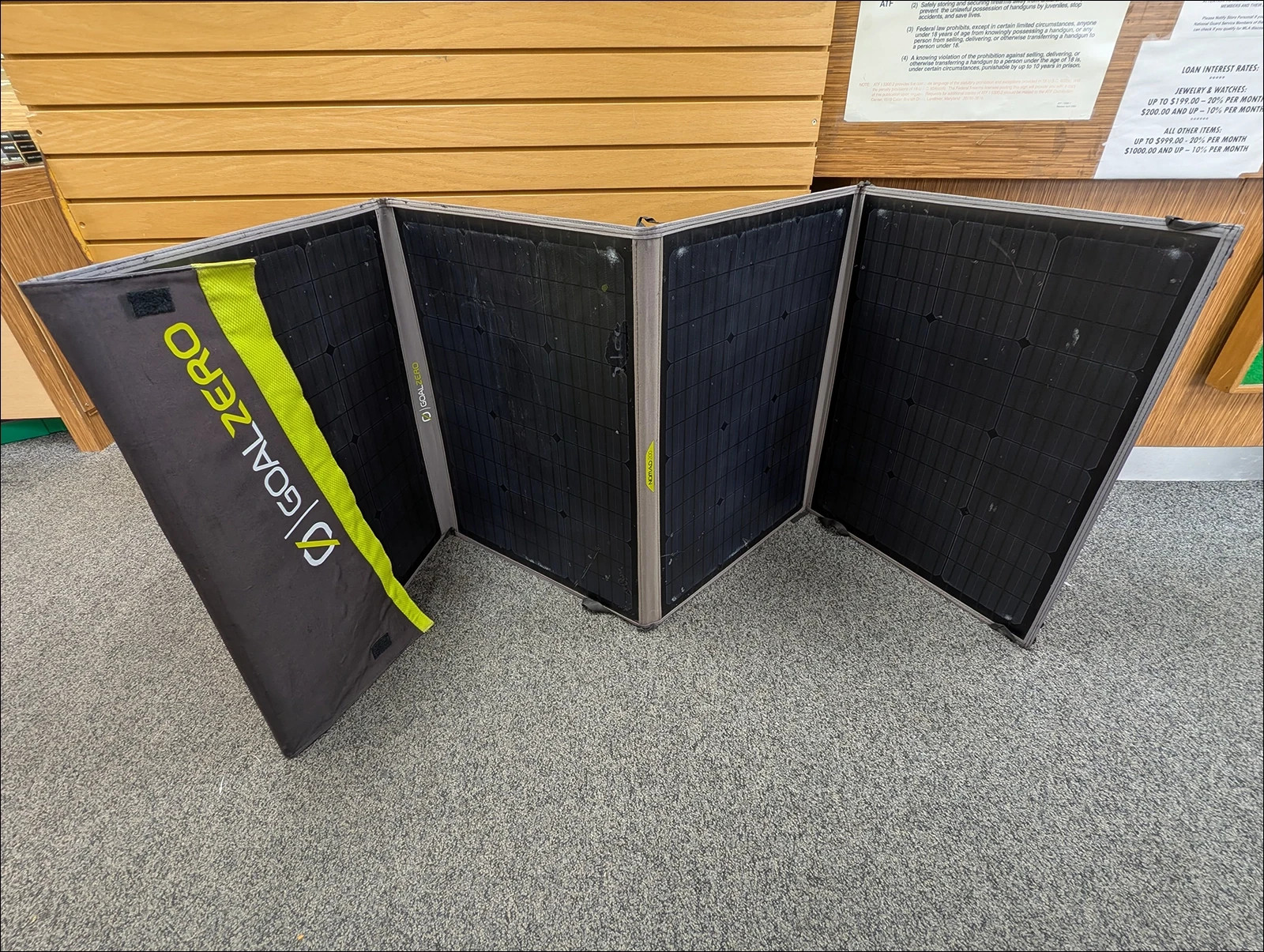 Goal Zero Yeti Nomad 200 Watt Portable Folding Solar Panel – with Kickstand