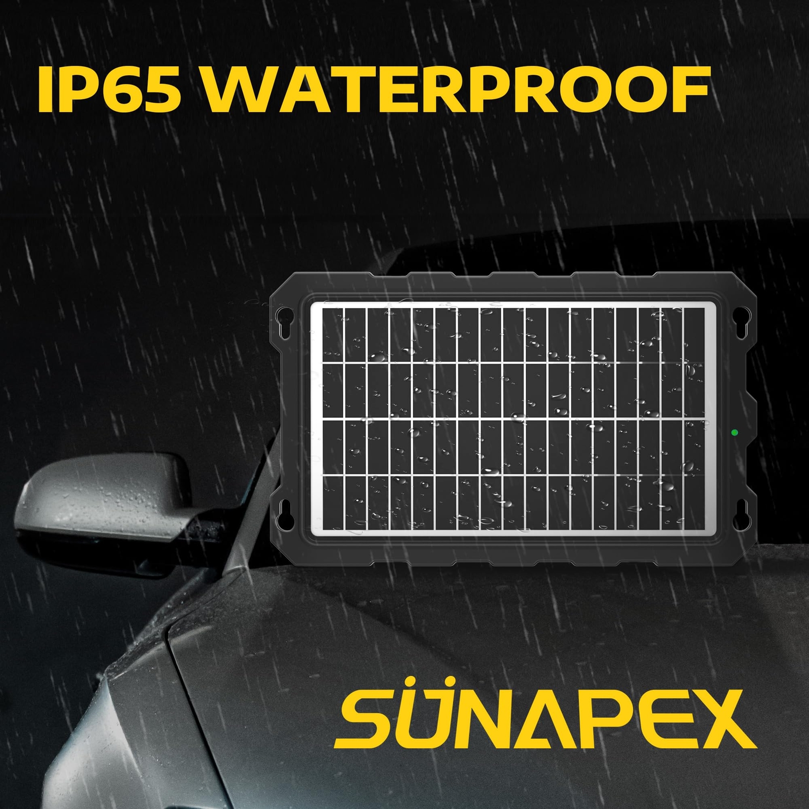 12V Solar Trickle Charger for Boat Battery Solar Battery Charger 12 Volt Wate…