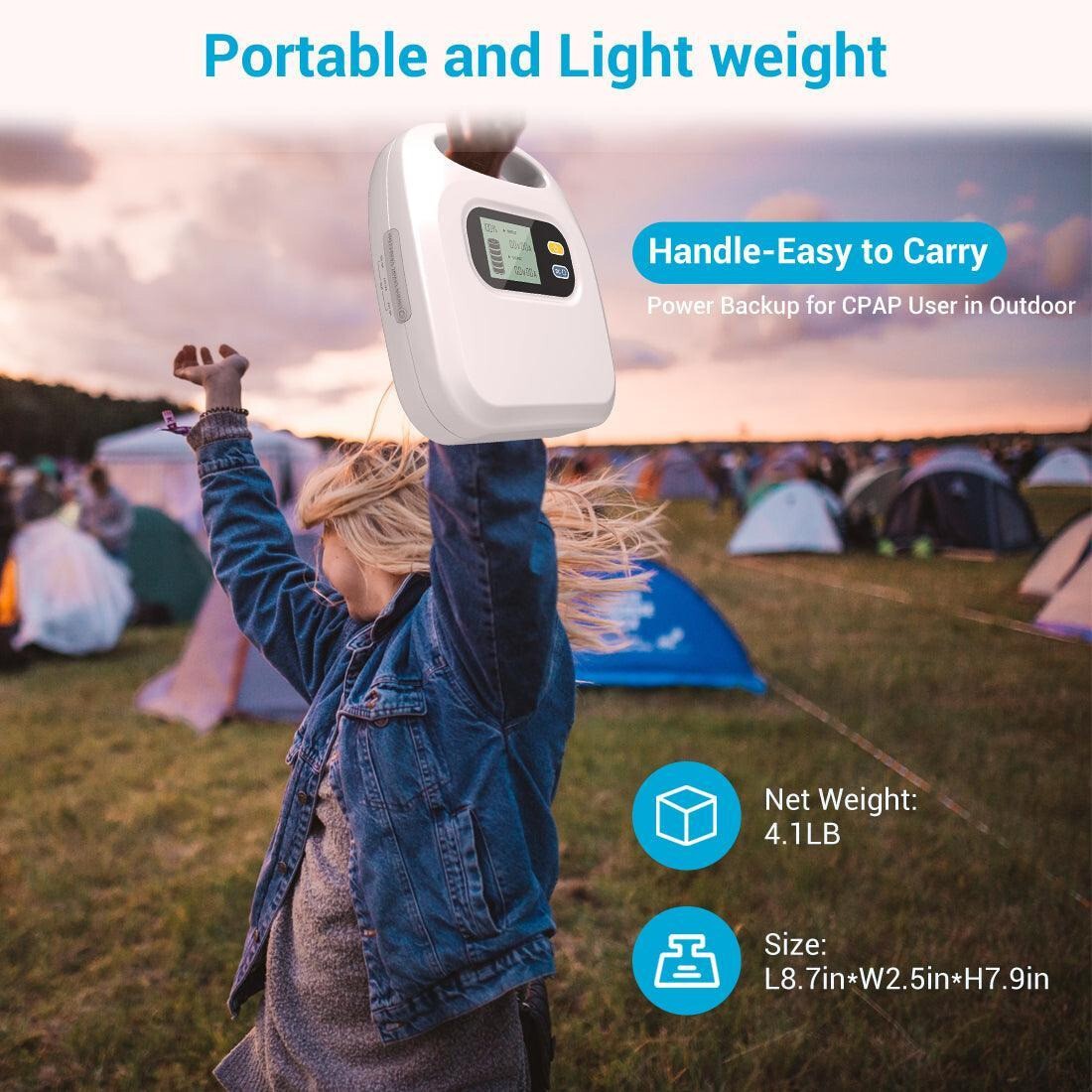 BLUETTI K5 297Wh/82500mAh Portable Power Bank for Travel/Emergency LED