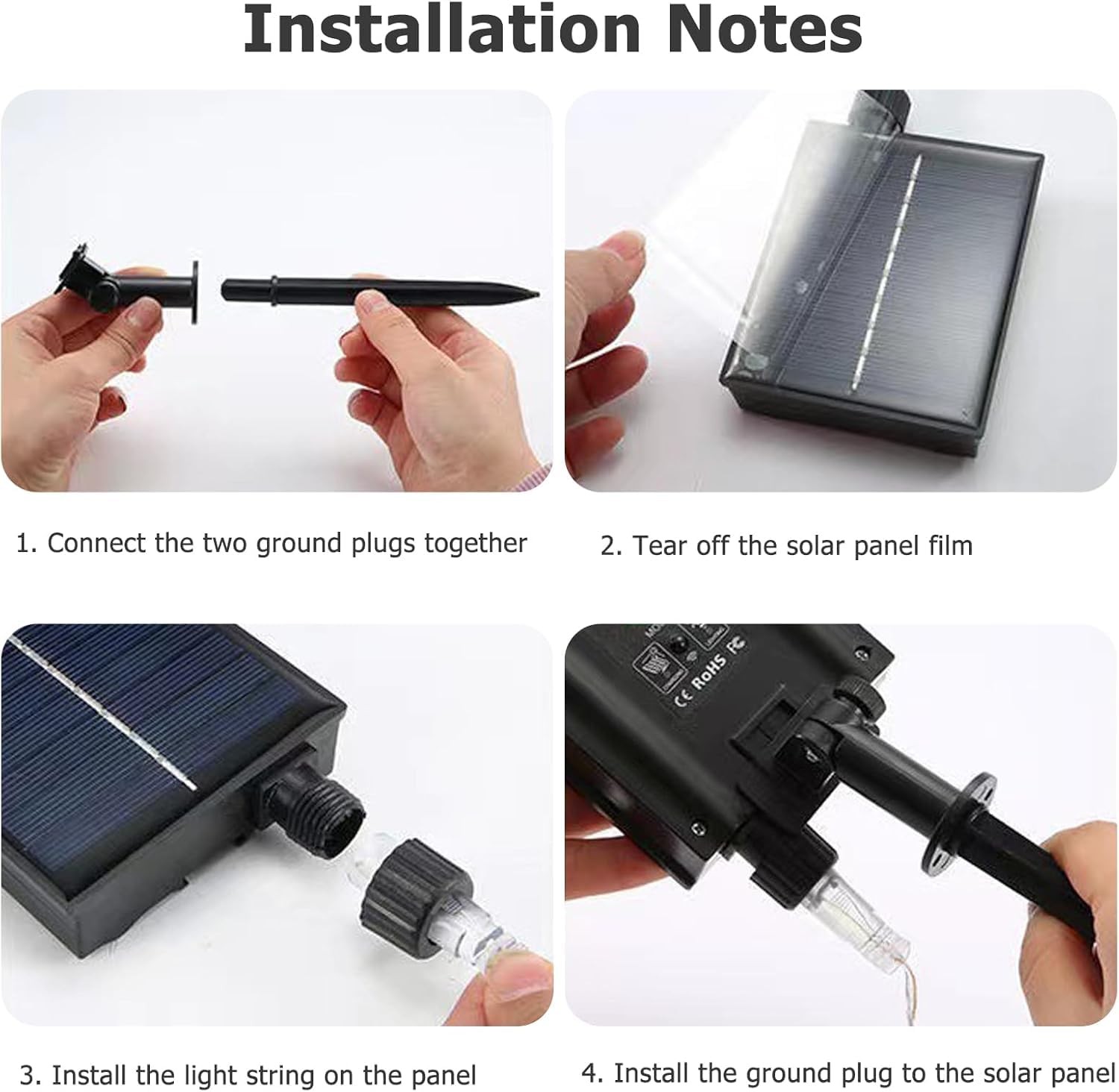 Solar Battery Box for 24V LED String Lights, 1200mAh Lithium Solar Panel with…