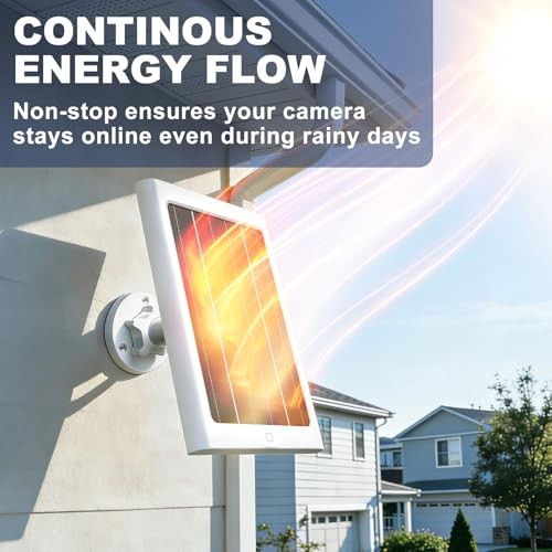 5W Solar Panel for Ring Spotlight Cam Plus/Pro and Stick Up Cam Battery, 1 Pack