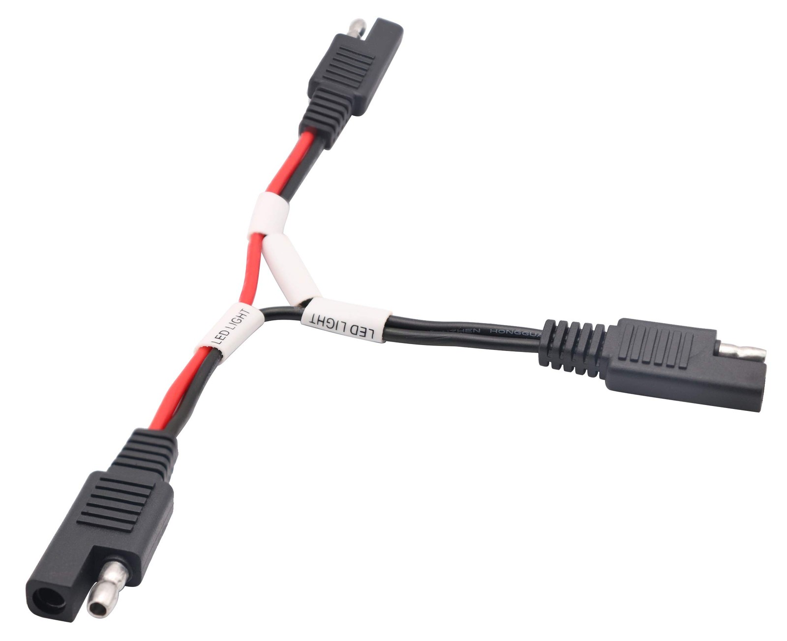 SAE Y Splitter Adapter Cable 18AWG SAE 2-Way Adapter,1 to 2 SAE Y Splitter SA…