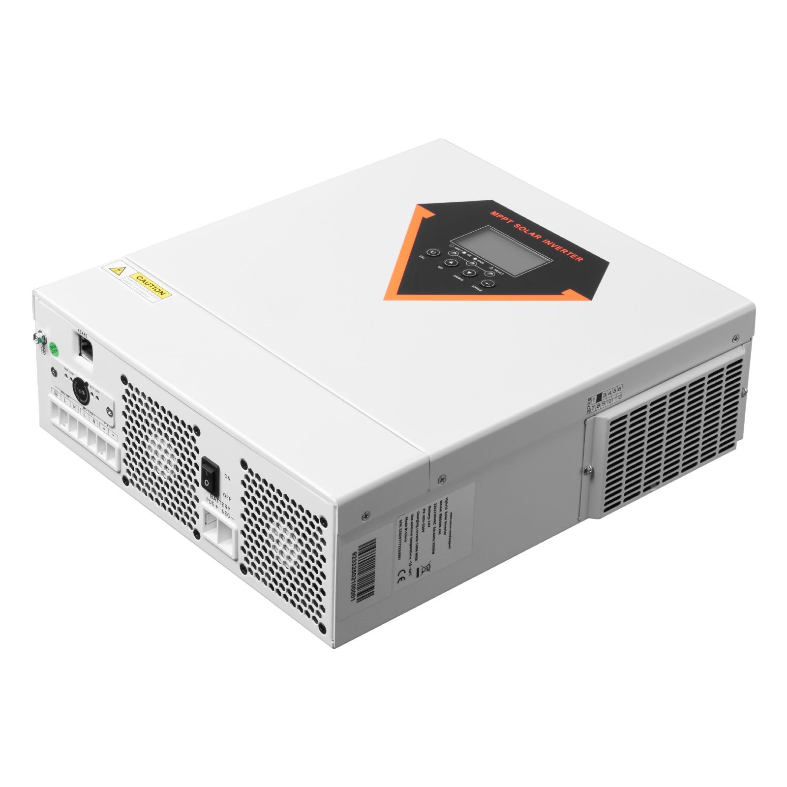 3500W Hybrid Solar Inverter, 24V to 220V AC, Built – in 100A MPPT Controller