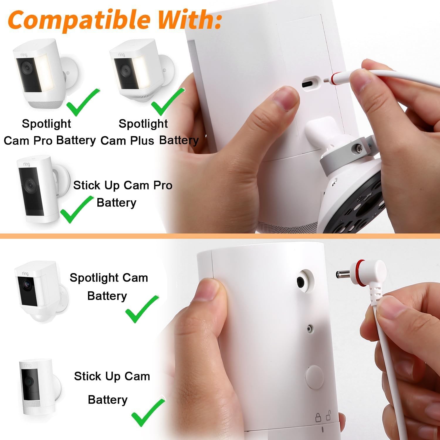 6W 5V Solar Panel Charger DC 3.5 USB C 9.8Ft Portable Solar Power Charger
