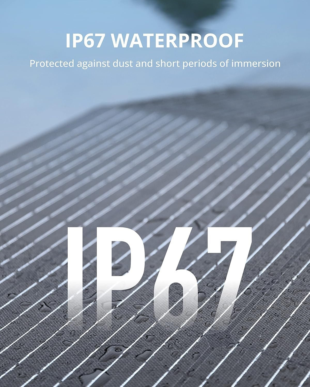 100W Portable Solar Panel, Foldable Solar Panels with Adjustable Kickstands, Un